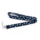 Lanyard - Narwhal and Fish Pattern
