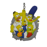 The Simpsons Family Group PVC keychain