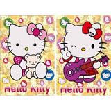 3D Lenticular Poster 12x16 - Hello Kitty - Teddy Bear and Purple Guitar Two Panel