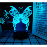 3D LED Night Light - Butterfly (2)