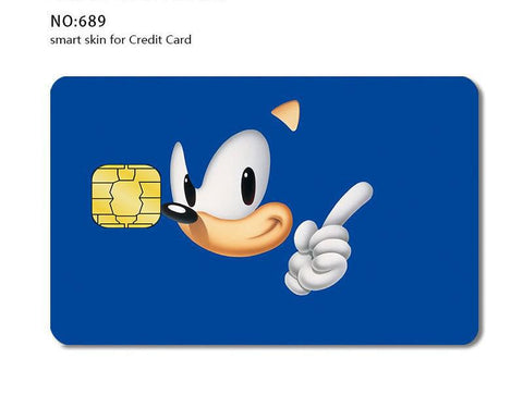 Credit Card Skin Sticker - Sonic