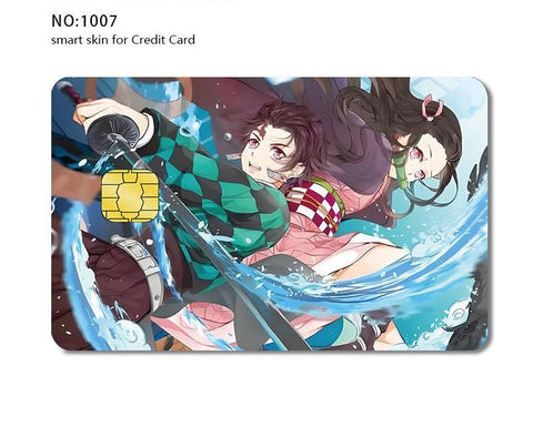 Credit Card Skin Sticker - Demon Slayer