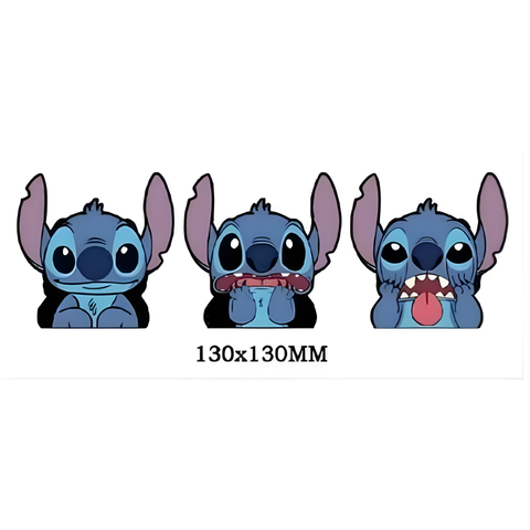 3D Lenticular Sticker - Disney - Stitch Calm Silly & Anxious Expressions