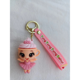 3D PVC Figure Keychain - Italian Brainrot - Cup Ballerina Whipped Cream