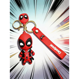 3D PVC Figure Keychain - Marvel - Chibi Deadpool