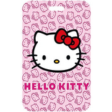 ID Card Badge Holder - Sanrio - Hello Kitty Head On Pink Pattern