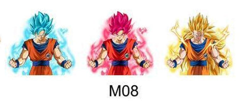 3D Lenticular Sticker - Dragon Ball - Goku Super Saiyan Forms