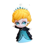 3D PVC Figure Keychain - Disney Princess - Chibi Anna Queen Outfit