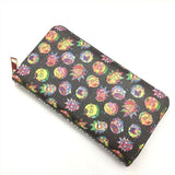 Long Wallet - Rick and Morty - Colorful Rick and Morty Faces Tie-Dye
