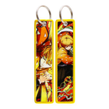 Embroidery Keychain - Demon Slayer - Zenitsu Agatsuma (Thunder Breathing)