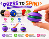 Fidget Toy - Press To Spin Ball (Random Color)