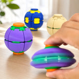 Fidget Toy - Press To Spin Ball (Random Color)