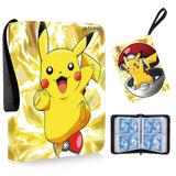 Card Binder - Pokémon - Pikachu Yellow Lightning (4-Pocket Zip)