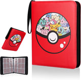 Card Binder - Pokémon - Poké Ball With Characters Red (4-Pocket Zip)
