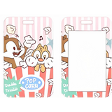 ID Card Badge Holder - Mickey & Friends - Chip 'n' Dale Popcorn Party