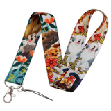 Lanyard - Dogs and Flowers