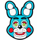 Crocs Charm - Five Nights at Freddy's - Toy Bonnie Head Cyan Red Cheeks