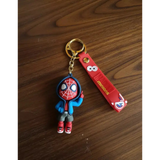 3D PVC Figure Keychain - Marvel - Miles Morales Spider-Man In Hoodie