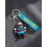 3D PVC Figure Keychain - Brave - Lord Macintosh