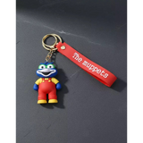 3D PVC Figure Keychain - Los Muppets - Baby Gonzo Red Overalls