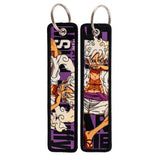 Embroidery Keychain - One Piece - Monkey D. Luffy Gear 5 White Hair Purple Gear Five Text