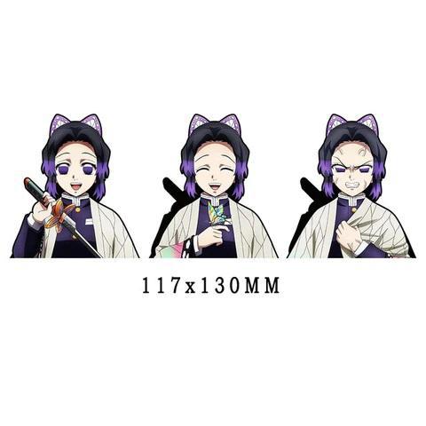 3D Lenticular Sticker - Demon Slayer - Shinobu Kocho Angry