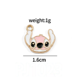 Bracelet Charm - Lilo & Stitch - Stitch flexing muscles with sunglasses