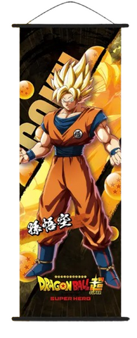 Scroll Hanging Painting - Dragon Ball - Goku Super Saiyan