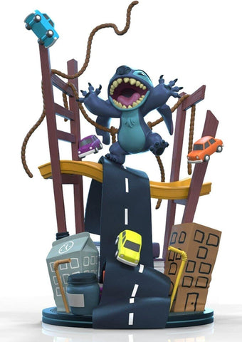 Statue - Disney - Lilo & Stitch - Stitch Visits San Francisco - 8" Q-Fig Max Elite