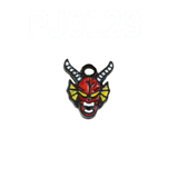 Bracelet Charm - Halloween - red devil mask face