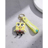 3D PVC Figure Keychain - SpongeBob SquarePants - Spongebob Chibi Happy