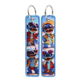 Embroidery Keychain - Lilo & Stitch - Stitch (Sunglasses, Beach)