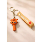 3D PVC Figure Keychain - Sprunki - Wearing Headphones