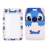 ID Card Badge Holder - Lilo & Stitch (Disney) - White Border Peeking Stitch