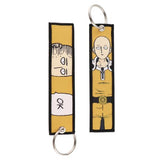 Embroidery Keychain - One-Punch Man - Saitama OK Face