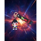 3D PVC Figure Keychain - Dragon Ball Z - Chibi Vegeta Scouter Armor