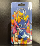 PVC Keychain - Lilo & Stitch - Stitch Hugging Scrump Doll - foto real del paquete