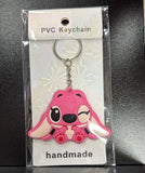 PVC Keychain - Lilo & Stitch - Angel Winking - foto real del paquete