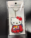 PVC Keychain - Sanrio - Hello Kitty In Red Kimono