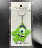 PVC Keychain - Monsters, Inc. - Mike Wazowski With Cap Waving - foto real del paquete