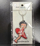 PVC Keychain - Betty Boop - Flying Skirt - foto real del paquete