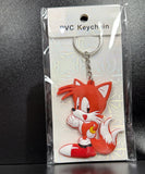 PVC Keychain - Sonic the Hedgehog - Tails Sitting