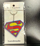 PVC Keychain - DC Comics - Superman Shield Logo - foto real del paquete