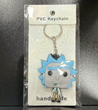 PVC Keychain - Rick and Morty - Rick Sanchez Face - foto real del paquete