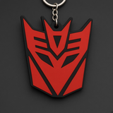 PVC Keychain - Transformers - Decepticon Logo