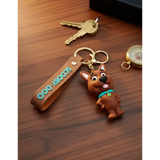 3D PVC Figure Keychain - Scooby Doo - Tongue Out