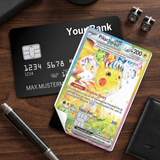 Credit Card Skin Sticker - Pokémon - Pikachu V Full Art Card - Holographic