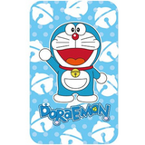ID Card Badge Holder - Doraemon - Waving Blue Bell Pattern