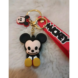 3D PVC Figure Keychain - Mickey and Friends - Chibi Mickey Sitting
