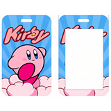ID Card Badge Holder - Kirby - On Clouds With Kirby Logo